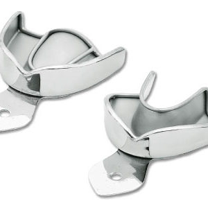 (5)“NEW SUPER HIGH GRIP” Solid Stainless Steel Impression Trays