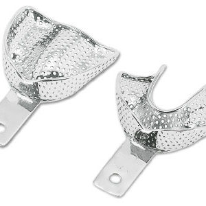 {12}Perforated Stainless Steel anterior depressed Impression Trays