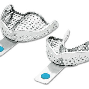 (7)“PERMA-LOCK ANATOMIC” Perforated Stainless Steel Impression Trays